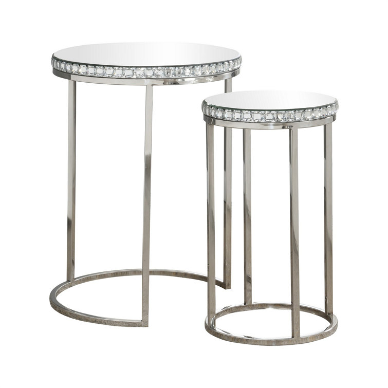 Everly Quinn 24 Inch Nesting Accent Tables Wayfair